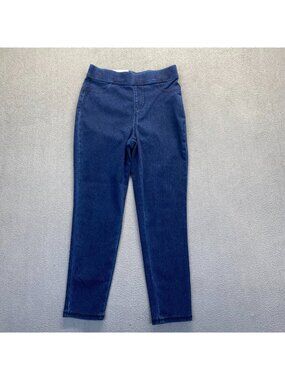 Time and Tru Womens High Rise Skinny Jeggings Navy Blue Stretch Pants XS (0-2)